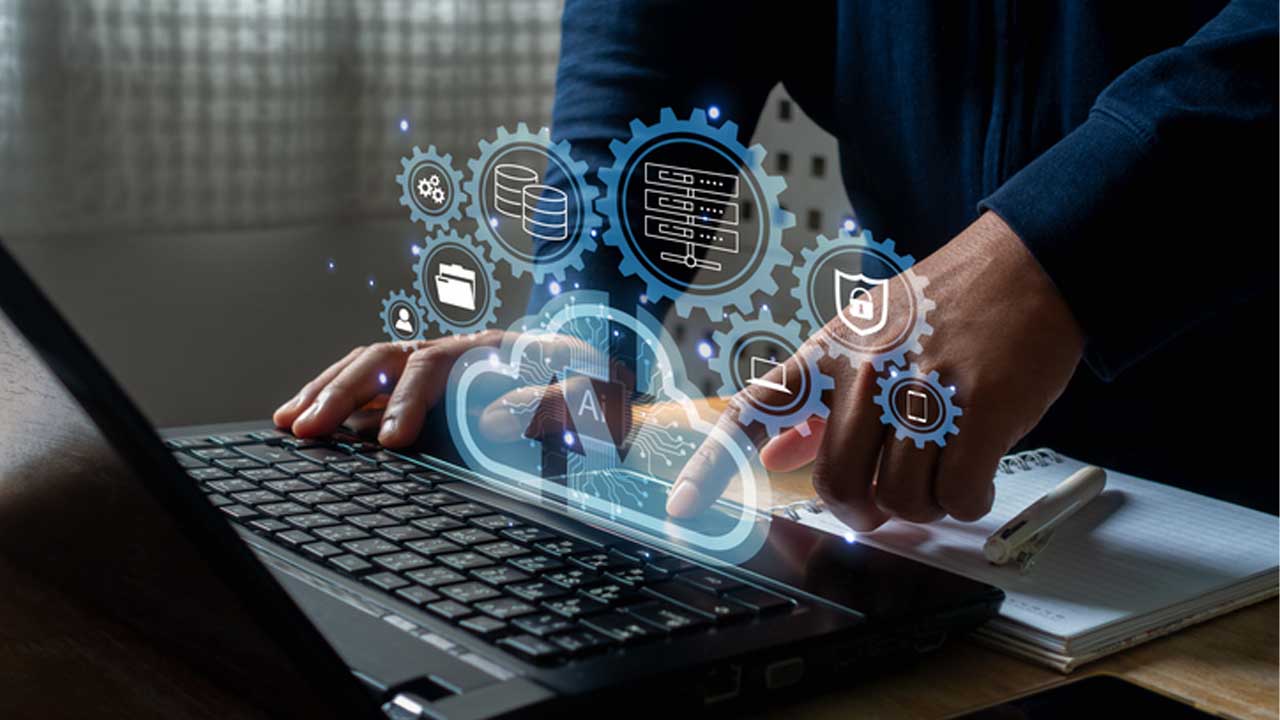 online data storage for fuel business network concept