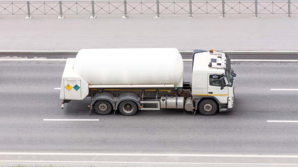 propane delivery truck