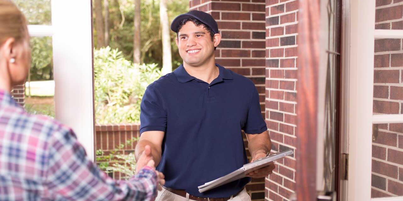 happy customer and communication after propane delivery